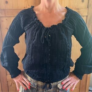 Blouse with a little lace